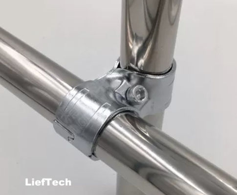 ISO9001 Chrome Plated Pipe Fittings Joint 2 Pipe Montage Bracket (İzolatılmış boru armatürleri)