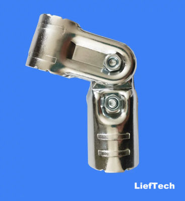 Metal eklemler Chrome kaplama boru bağlantıları ayarlanabilir 40 ~ 60 derece