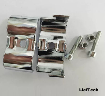 CRS Soğuk Çelik Çifte Boru Bağlayıcısı 28mm Dia Chrome Boru için