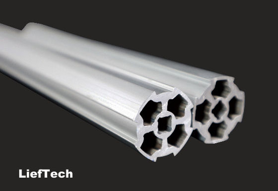 Güçlendirilmiş Alüminyum Lean Pipe geri dönüştürülebilir malzeme oksitlenmiş yüzey