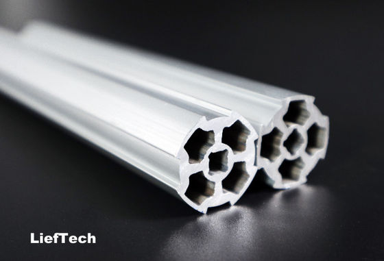 Güçlendirilmiş Alüminyum Lean Pipe geri dönüştürülebilir malzeme oksitlenmiş yüzey