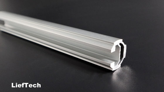 OEM 19mm çaplı anodizasyonlu alüminyum boru boruları oluklu