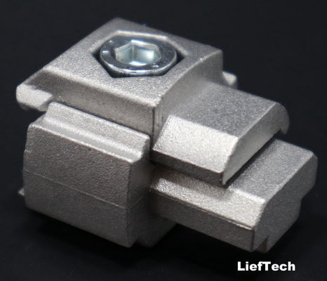 6063 T5 alüminyum alaşımı Metal Pipe T Joint Kolay montaj geri dönüştürülebilir malzeme