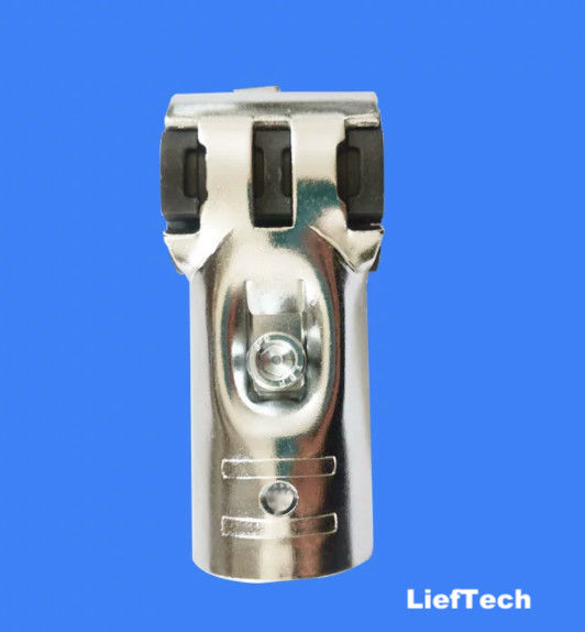 Kalınlığı 2.5mm Chrome Plated Pipe Connectors Anti Static Tee Hinge Joint Set